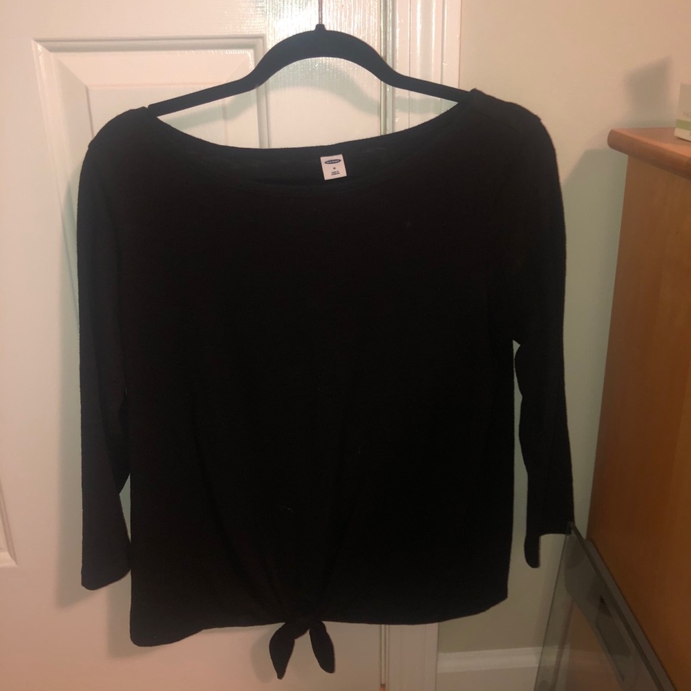 Old Navy Tie crop sleeve